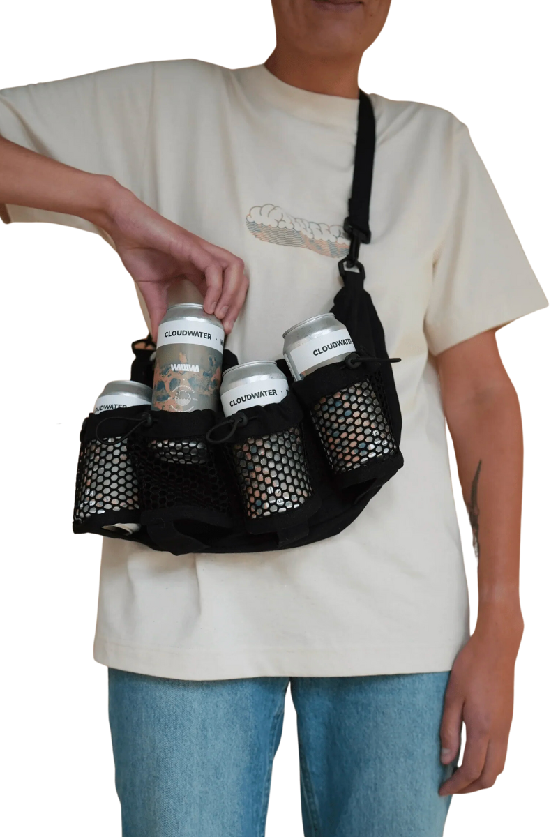 Cloudwater x WAWWA Cross Body Beer Holder Pack
