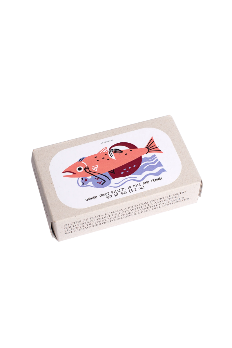 Jose Gourmet Cold Smoked Trout Fillets in Dill and Fennel