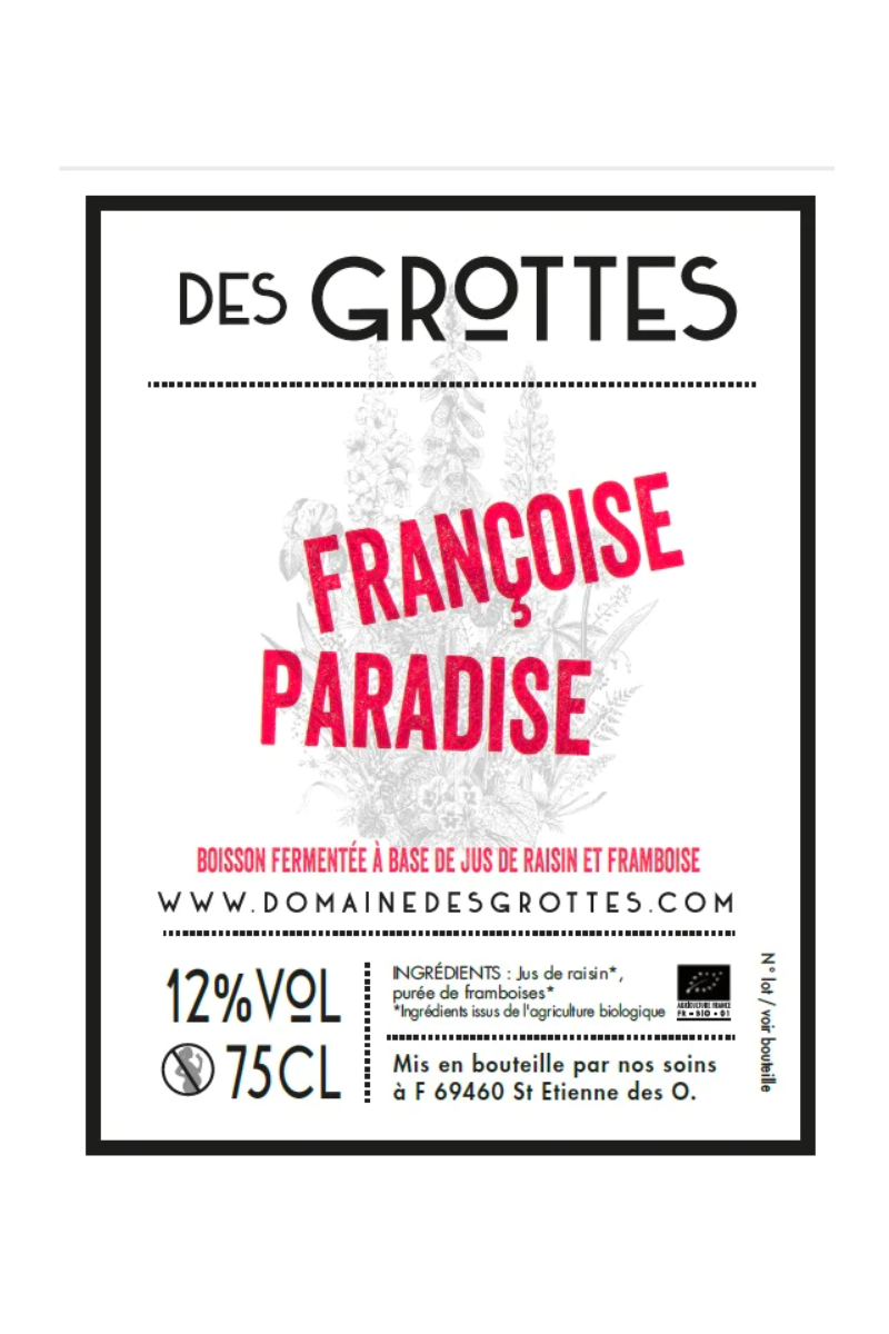 Domaine des Grottes Francoise Paradise 2022