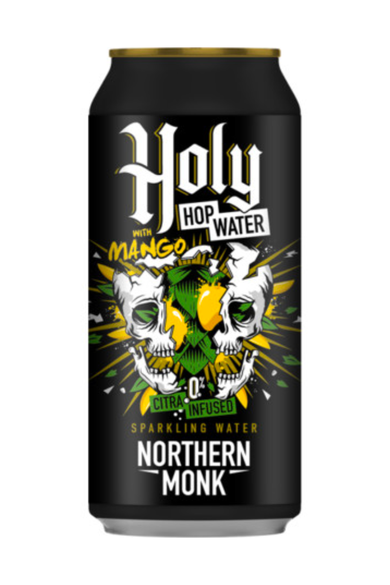 Northern Monk Holy Hop Water: Mango & Citra Infused Sparkling Hop Water