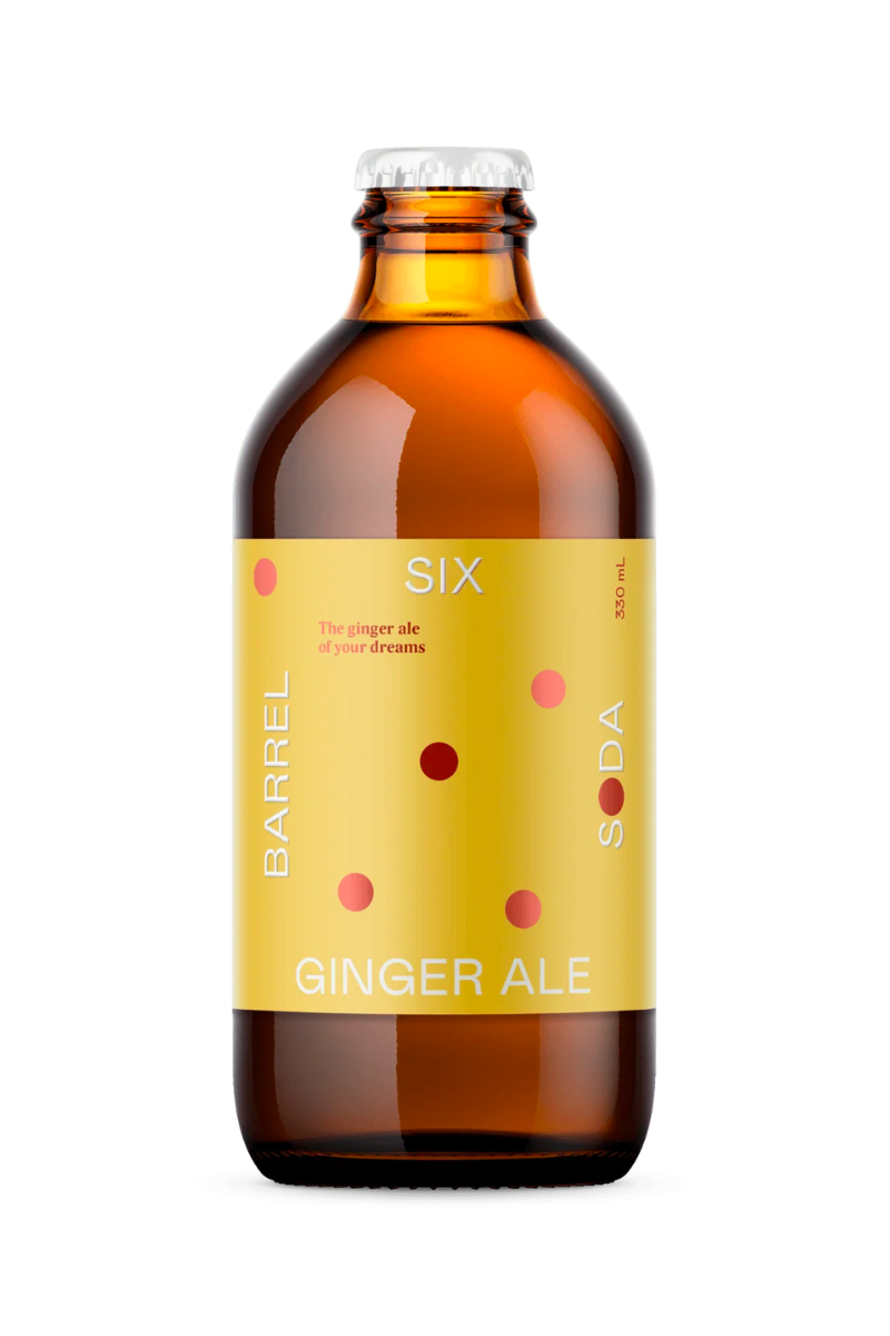 Six Barrel Ginger Ale Soda