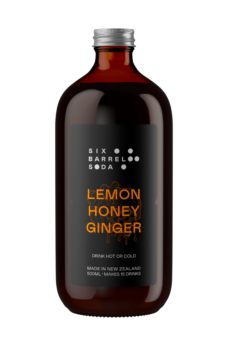 Six Barrel Lemon Honey Ginger Syrup