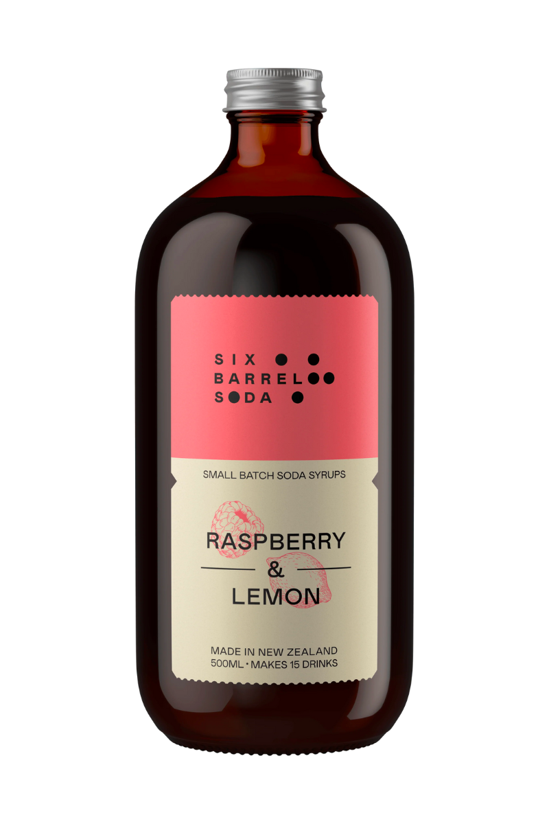 Six Barrel Raspberry Lemon Soda Syrup