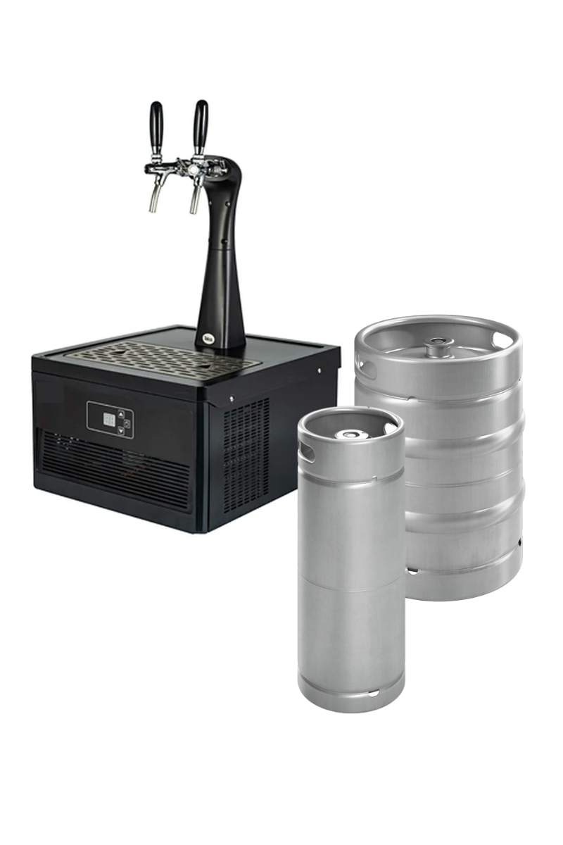 Mobile Beer Dispenser + 2 Beer Kegs