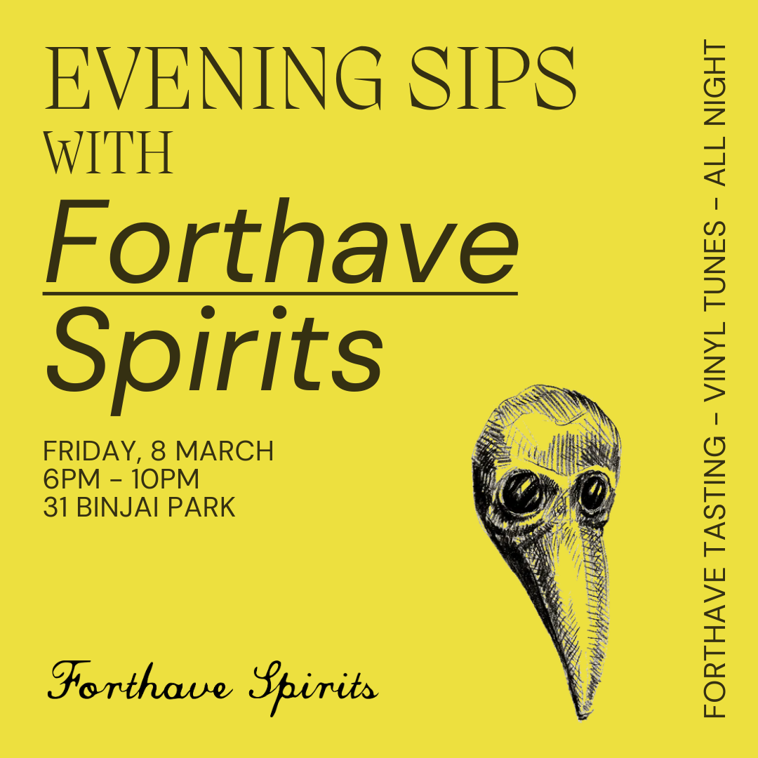 Fri 8 Mar: Evening Sips with Forthave Spirits
