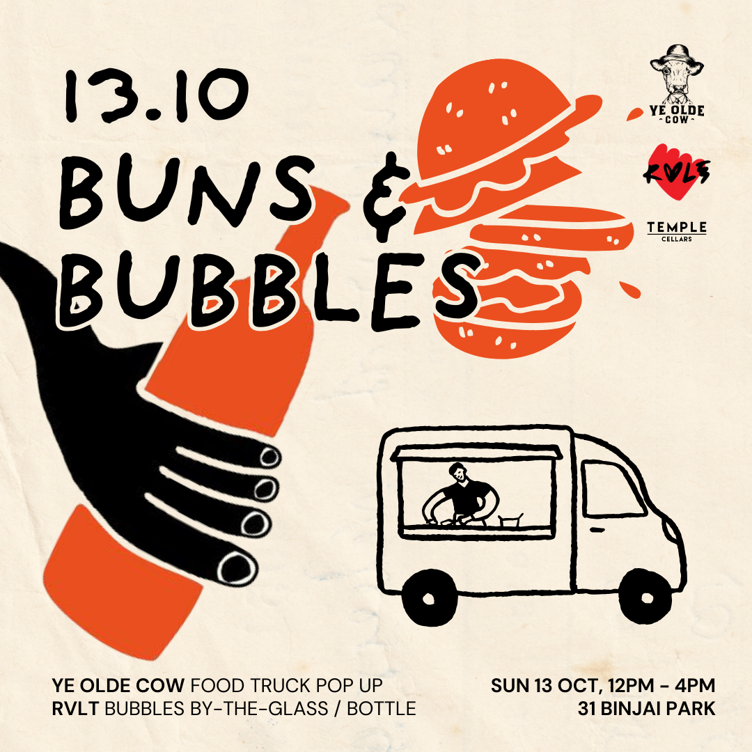 Sun 13 Oct: Buns & Bubbles ft Ye Olde Cow + RVLT