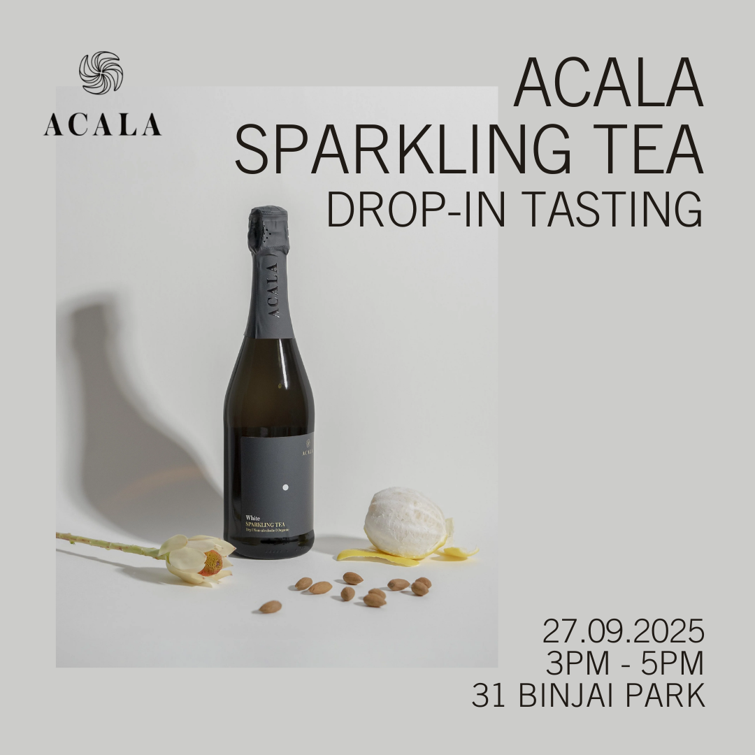 Sat 27 Sep: Acala Sparkling Tea Drop-In Tasting