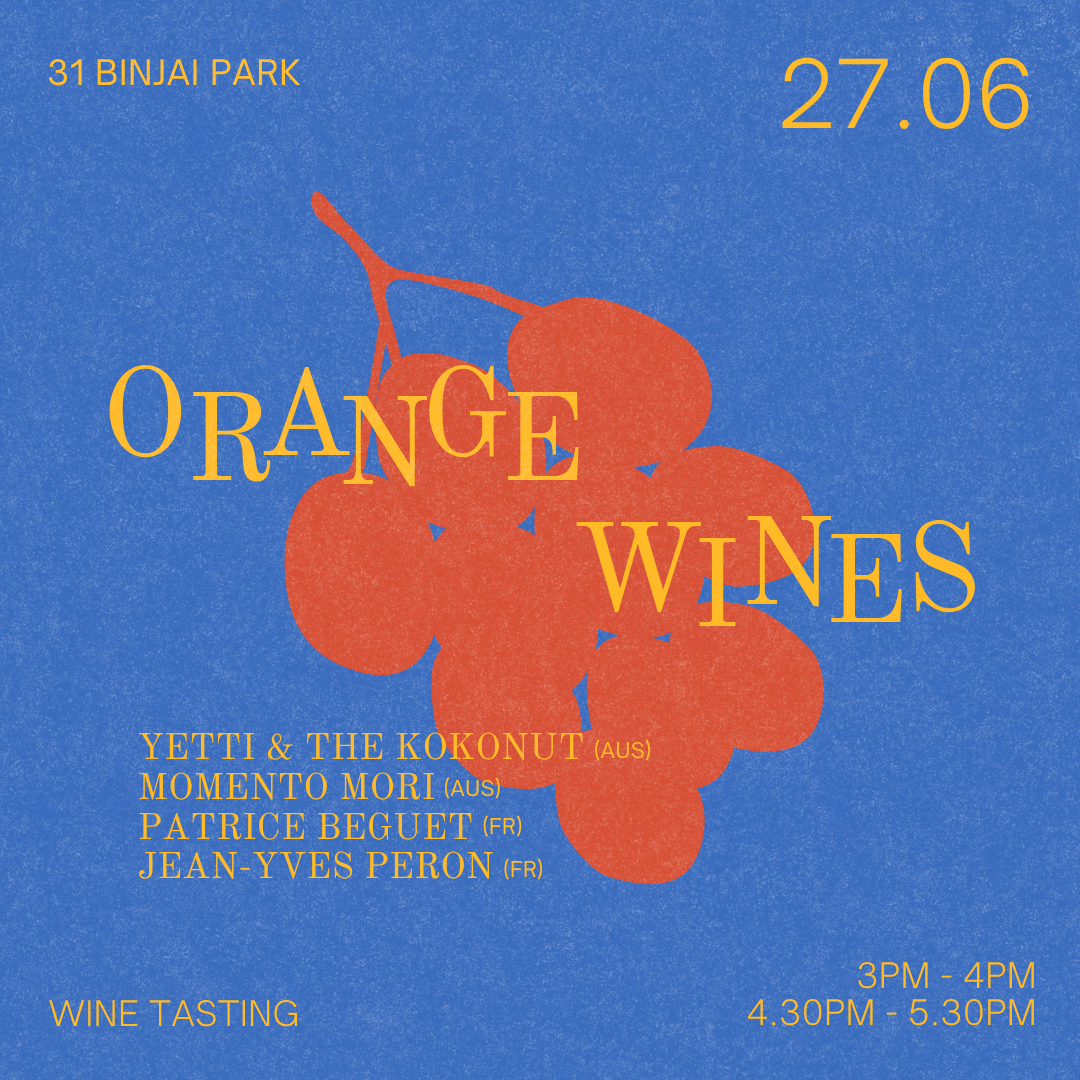 Sat 27 Jun: Orange Wines