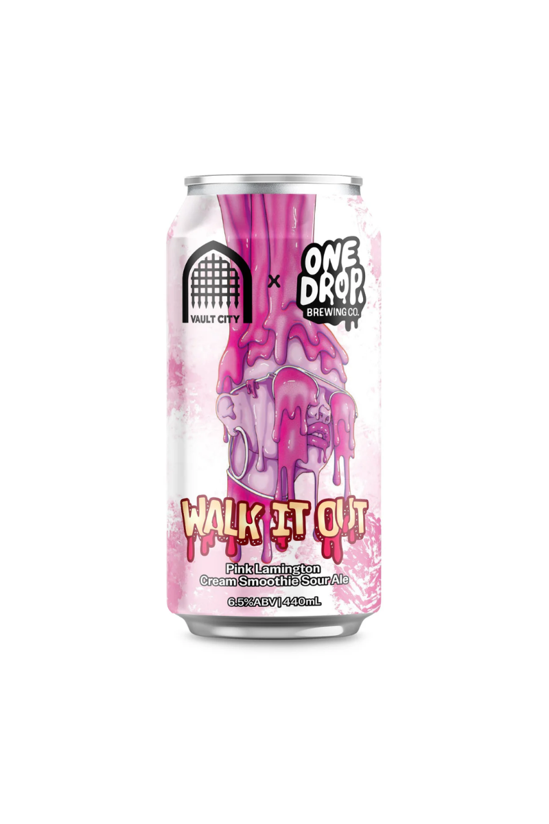 One Drop x Vault City Walk It Out Pink Lamington Cream Smoothie Sour
