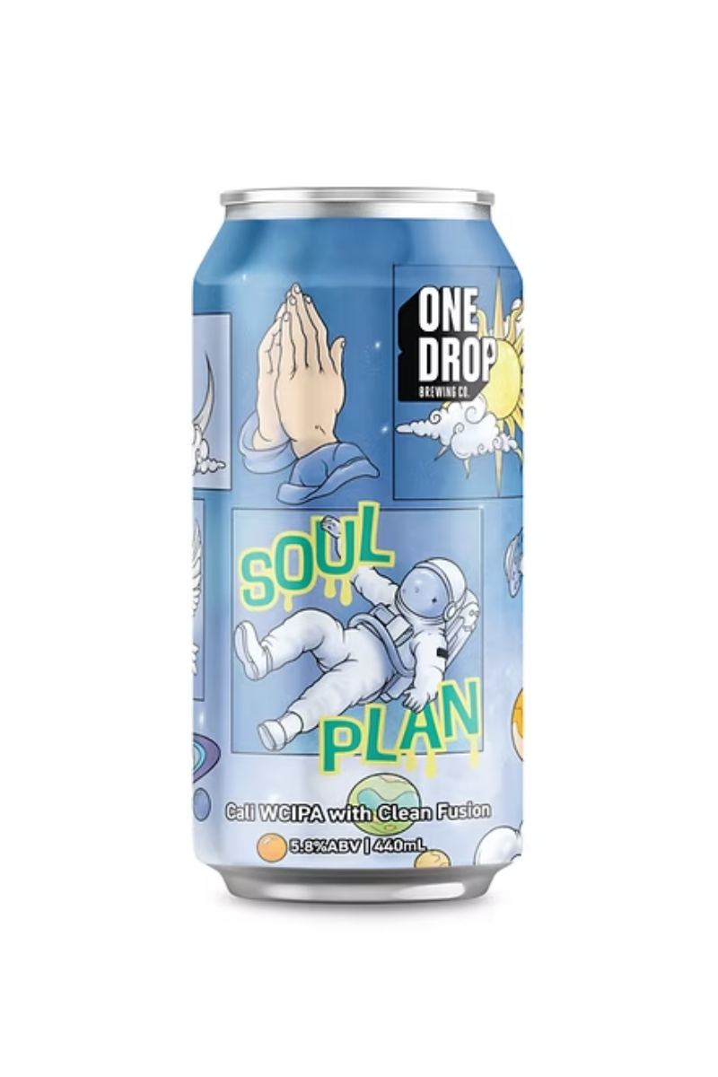 One Drop Soul Plan Cali IPA With Clean Fusion