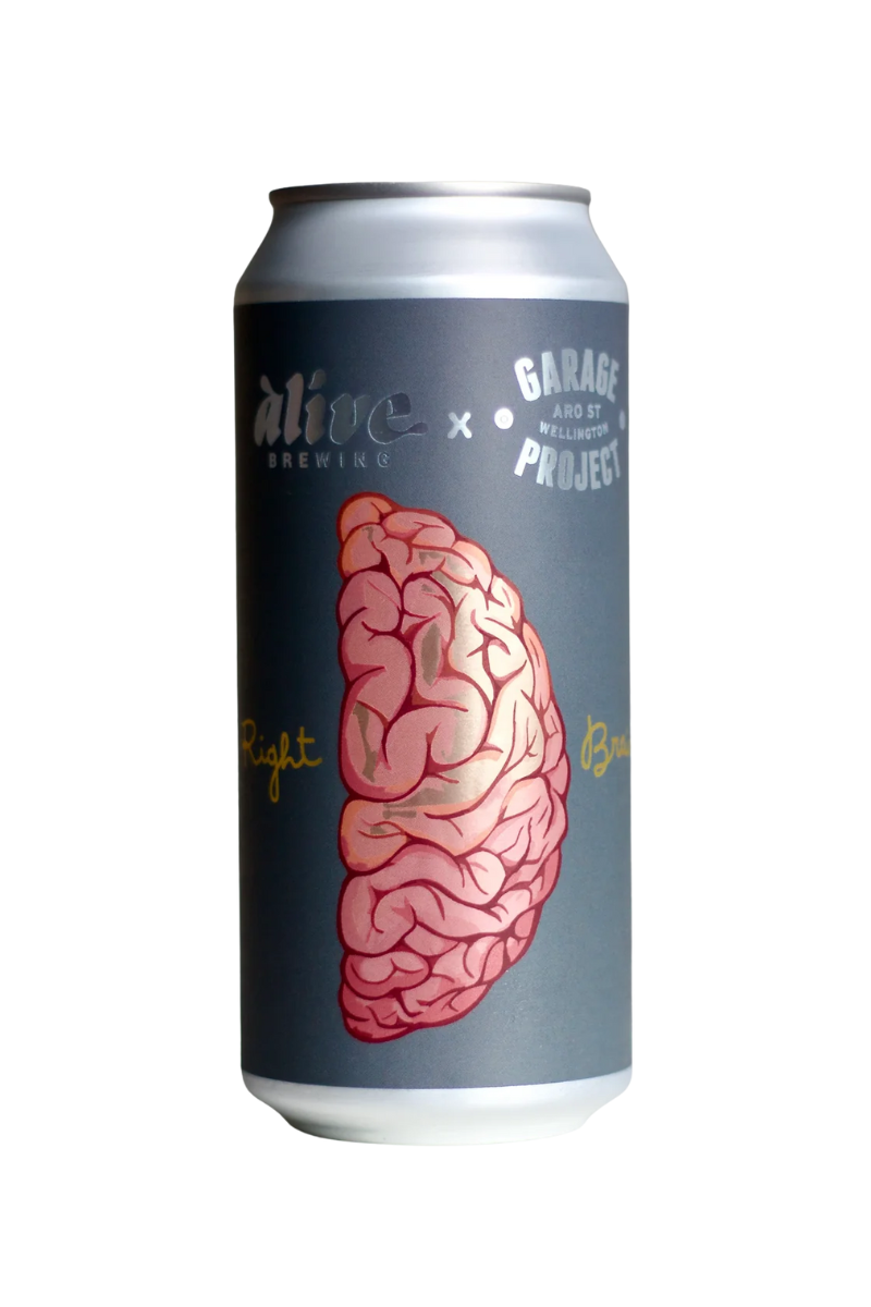 Alive x Garage Project Right Brain NEIPA