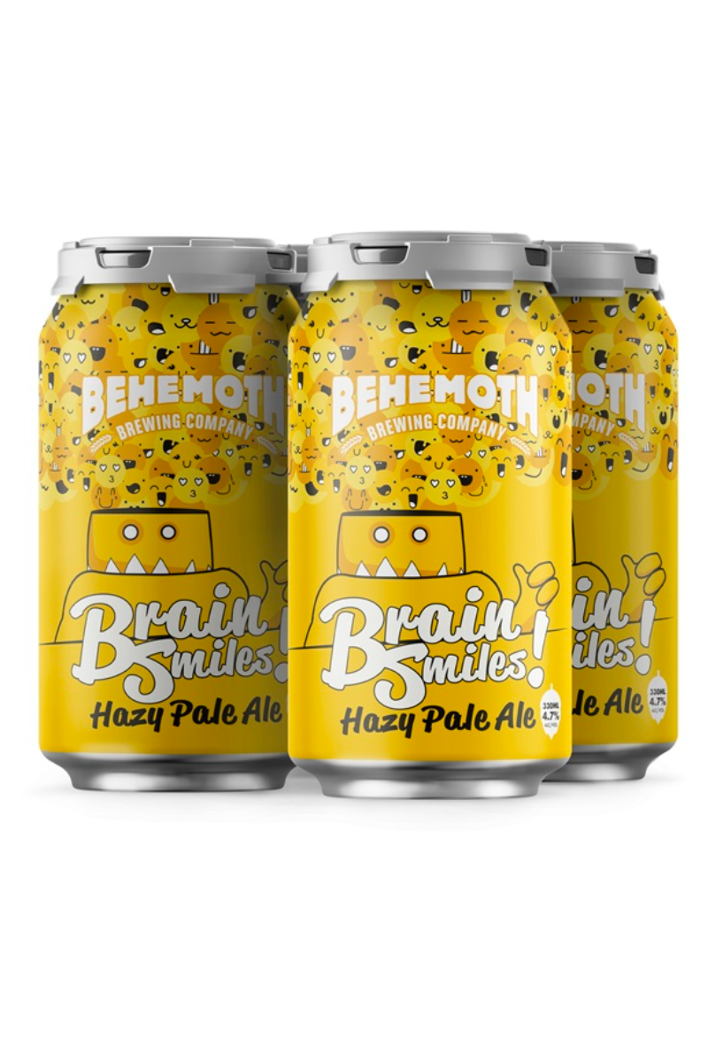 Behemoth Brain Smiles Hazy Pale Ale 4 Pack