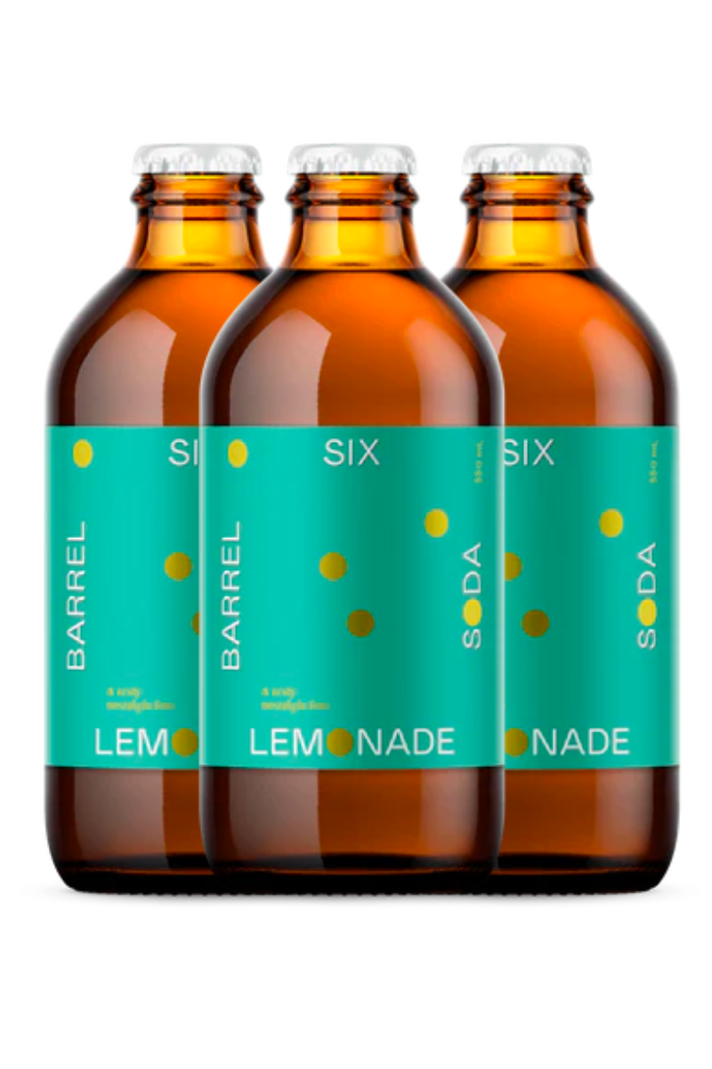 Six Barrel Lemonade Soda 3 Pack