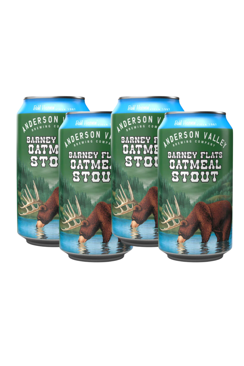 Anderson Valley Barney Flats Oatmeal Stout 4 Pack